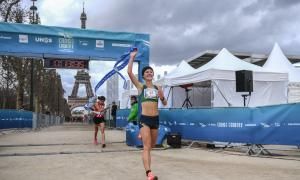 ISF WORLD SCHOOLS CHAMPIONSHIP CROSS-COUNTRY 2018 girl winner
